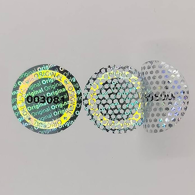 Buy Customized Tamper Evident Adhesive Security Seals Anti Counterfeit Label online manufacture