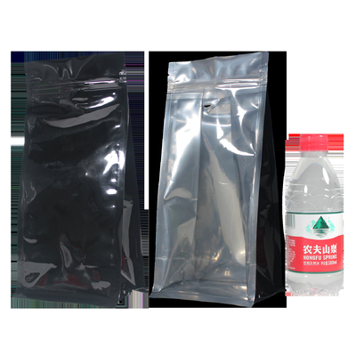 Buy Metallic Surface Handling Coffee Packaging Pouch With Zipper For Sealing Handle online manufacture