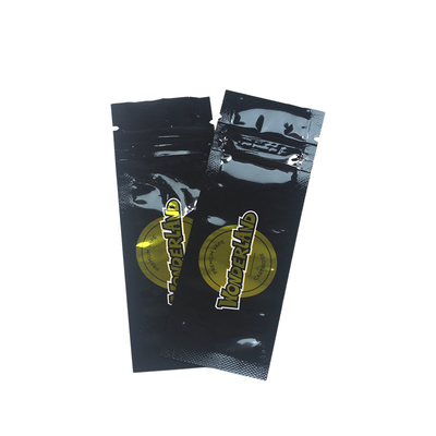 Buy Holographic 3 Sided Pouch Custom For Vape Electronic Cigarette Packaging online manufacture