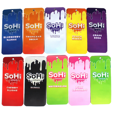 Buy Eco Friendly 3 Side Seal Pouch Plastic Soft Touch Vape Packing online manufacture
