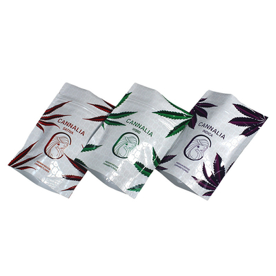 Buy Custom Printed 3g 7g 14g 28g Mylar Zip Lock Bags Stand Up For Edible Flower Packaging online manufacture