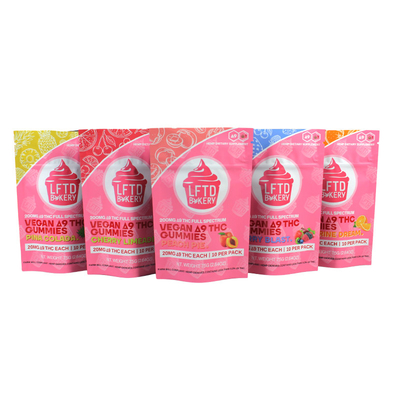 Buy FDA Three Side Seal Bag Mylar Ziplock Stand Up Bags For Gummies Candy Mango Packaging online manufacture