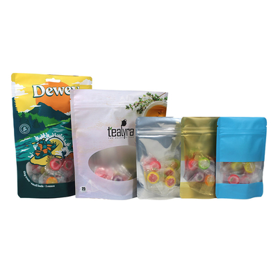 Buy Plastic Transparent Window Stand Up Pouch Custom For Fishing Lure Packaging online manufacture