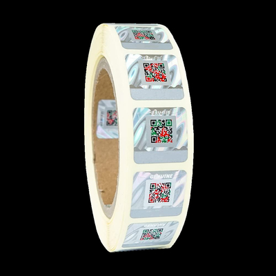 Buy Custom Logo Design Holographic Sticker Vinyl Anti Counterfeit NFC Label online manufacture