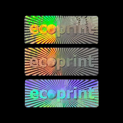 Buy Security Adhesive Plastic Holographic Sticker Sheet Custom Anti-Counterfeit Sticker online manufacture