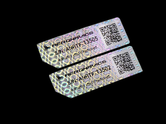 Buy Unique Shaped Qr Code Hologram Stickers Adhesive Holographic Sticker Labels online manufacture