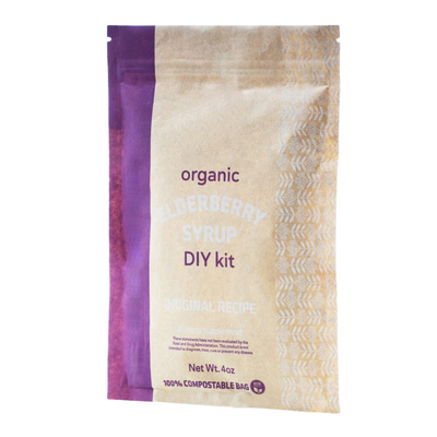 Buy Food Packaging Kraft Stand Up Pouches Coffee Tea Candy Biodegradable Paper Bag online manufacture