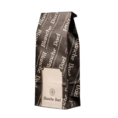 Buy Custom Side Gueest Bag Printed Kraft Paper Heat Sealed Biodegradable Packaging Bag For Coffee online manufacture