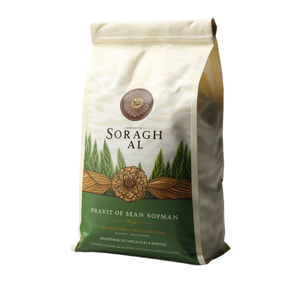 Buy Custom Eco Friendly Printed Stand up Tea Bags 500G 1Kg Kraft Paper Recyclable Tea Bags Biodegradable Paper Pouch online manufacture