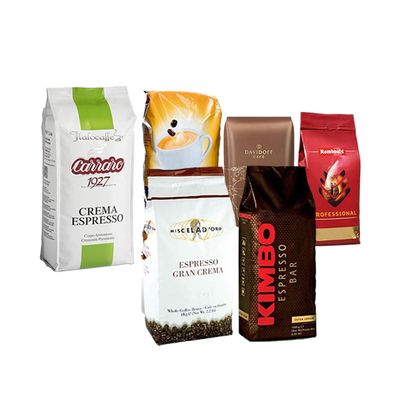 Buy Custom Biodegradable Side Gusset Flat Bottom Beans Packaging 100g 150g 250g 500g 1kg Coffee Bag With Valve And Zipper online manufacture
