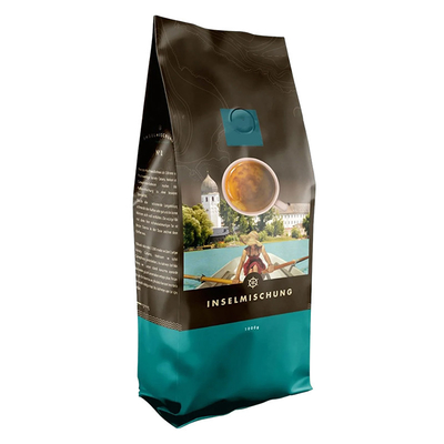 Buy Resealable Good Grade Kraft Paper Bag Printed flat bottom Packaging Bag Coffee Bag For Tea Packaging Pouch online manufacture