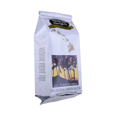 Buy Heat Seal Matte Black Stand Up Ziplock Plastic Pouch 1kg Coffee Side Gueest Bottom Coffee Bag online manufacture