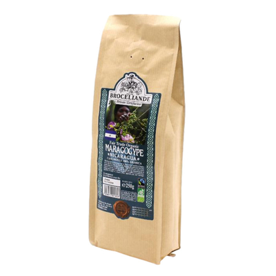Buy 250g Brown Paper Packaging Bag for Heat Seal Compostable Rice Nuts Plastic Side Gueest Bag online manufacture