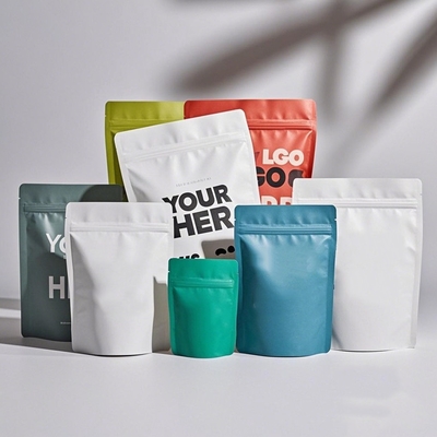 Buy Custom Printed Stand Up Zipper Pouches for Food Packaging MOQ 1000pcs online manufacture