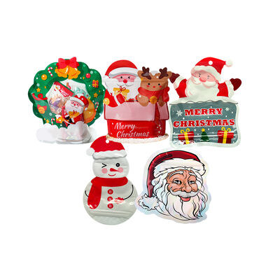 Buy Custom Size Moisture Proof Gravure Printing Stand Up Pouch Zipper Bag for Christmas Candy Packaging online manufacture