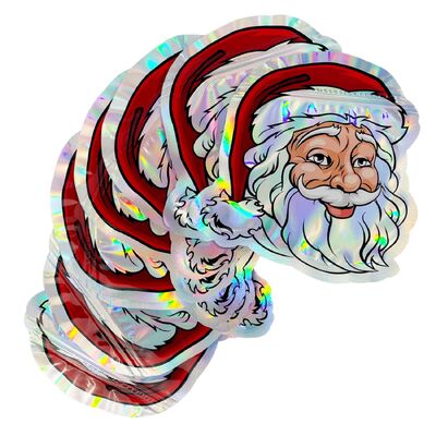 Buy Moisture Proof Food Grade Custom Size Stand Up Pouch with Zipper Lock for Christmas Gift Packaging online manufacture