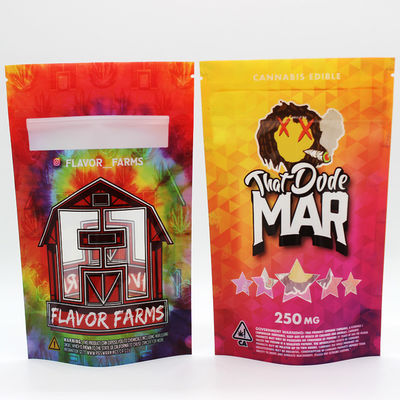 Buy weed Aluminum Foil Mylar Bag Stand Up Zipper 3 Sided Sealed Bag online manufacture
