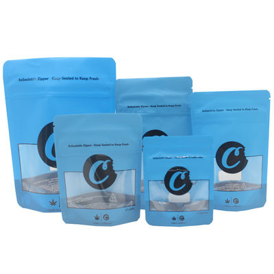 Buy OEM Matte Body Scrub Pouch Mylar ziplockk 3.5g Packaging Pouches online manufacture