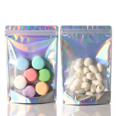 Buy 180 Microns Body Scrub Pouch MOPP Transparent Stand Up Pouch With Zipper online manufacture
