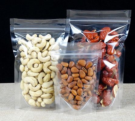 Buy Waterproof CPP 150MU Transparent Stand Up Pouches For Food Packaging online manufacture