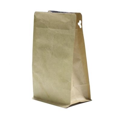 Buy OEM Kraft Stand Up Pouches Printed Mylar Biodegradable Heat Seal ziplockk Bags online manufacture