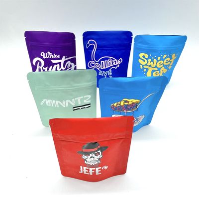 Buy OEM printed Aluminum Foil Zipper Bag 8 colors Resealable Stand Up Pouches online manufacture