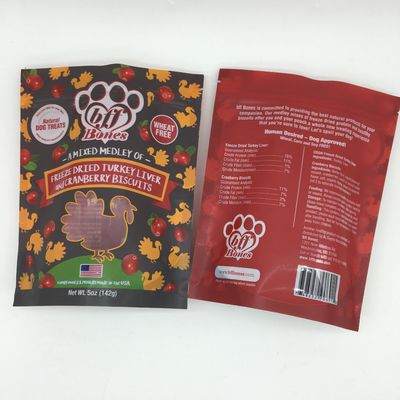 Buy Resealable Custom Food Packaging Bags Foil ziplockk Pouches With Window OEM / ODM online manufacture