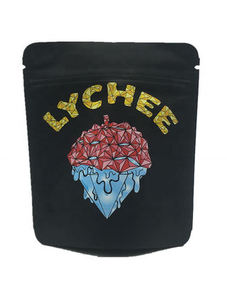 Buy 110 Microns Soft Touch Mylar Bag Doypack Tear Notch Resealable Pouch Packaging online manufacture