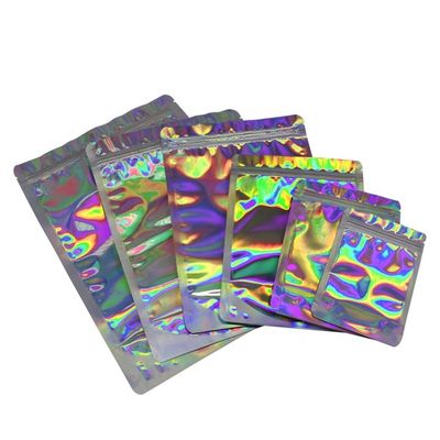 Buy ODM Holographic Stand Up Pouch Biodegradable Aluminium Foil Pouch GMP online manufacture