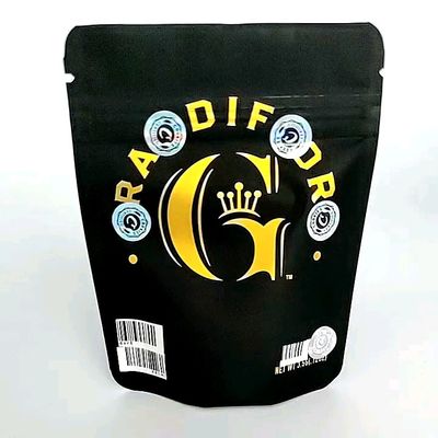 Buy Tear Notch Soft Touch Mylar Bag PE Recyclable Stand Up Pouches online manufacture