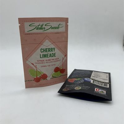 Buy 12C Stand Up Zipper Pouch MOQ500 Mylar Food Grade ziplockk Bags online manufacture