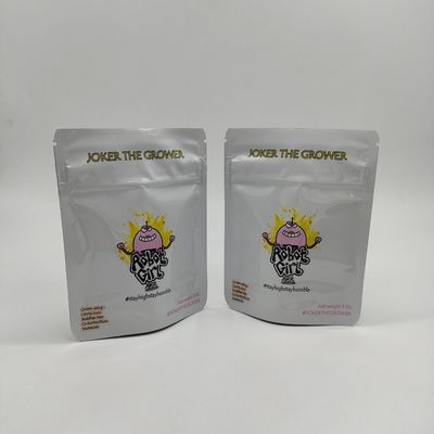 Buy OEM Print Mylar Aluminum Foil Bags Frosted Matte ziplockk Pouches online manufacture