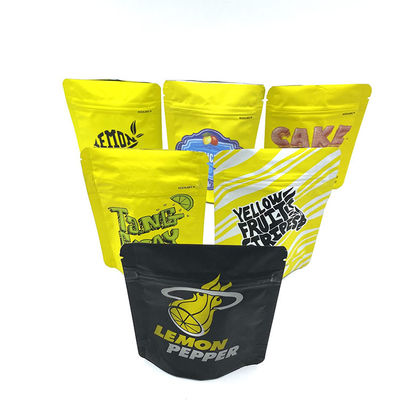 Buy HACCP Mylar Aluminum Foil Bags 14g Resealable Three Side Seals online manufacture