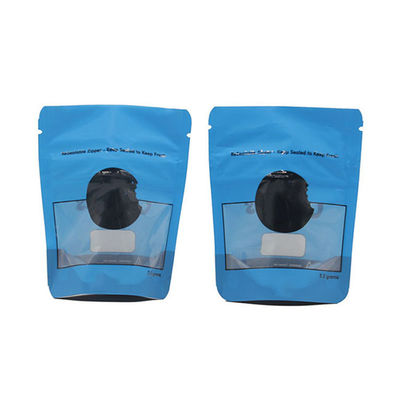 Buy 100g Plastic Standing Pouch 3OZ Resealable Food Pouches 4.75 Inch Width online manufacture