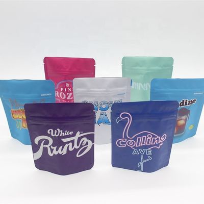 Buy Child Resistant Soft Touch Mylar Bag Stand Up Heat Seal For Cookie online manufacture
