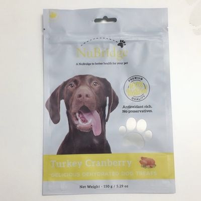 Buy 0.5oz Digital Printed Stand Up Pouches Gravure Print Dog Treat Packaging online manufacture
