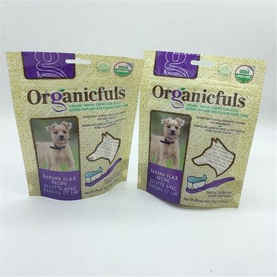 Buy ODM Digital Printed Stand Up Pouches Doypack Recyclable For Dog Snacks online manufacture
