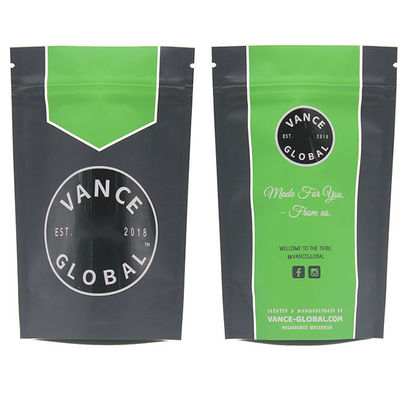 Buy Eco Friendly Coffee Packaging Pouch High Barrier Stand Up Zipper Pouch With Foil Lined online manufacture