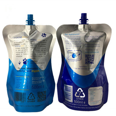 Buy 110 Microns Juice Spout Pouch Gravure Print Reusable Baby Food Pouches LDPE online manufacture
