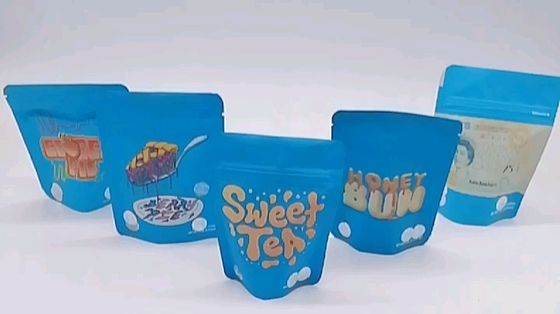 Buy Child Proof Zip Lock Aluminum Foil Bag Self Sealing Smell Proof Mylar Bag online manufacture