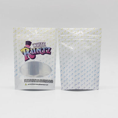 Buy Printed Smell Proof Mylar Bag Child Proof For weed / Flower Packaging online manufacture