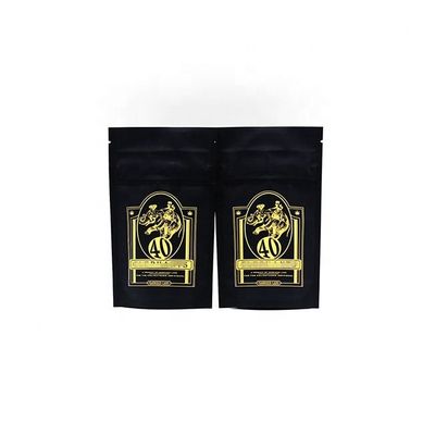Buy 70g Stand Up Retort Pouch 100 Mircons Black Printed Laminated Pouches online manufacture