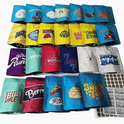 Buy HACCP Custom Food Packaging Bags 210mm 3 Side Seal Flat Pouch online manufacture