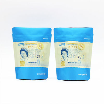 Buy EPI Flat Bottom Gusset Bags 150g Stand Up Mylar Bags 5.1 Inch Width online manufacture