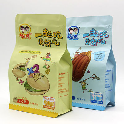Buy Recyclable 200g Flat Bottom Pouch MOPP Food Grade ziplockk Bags online manufacture