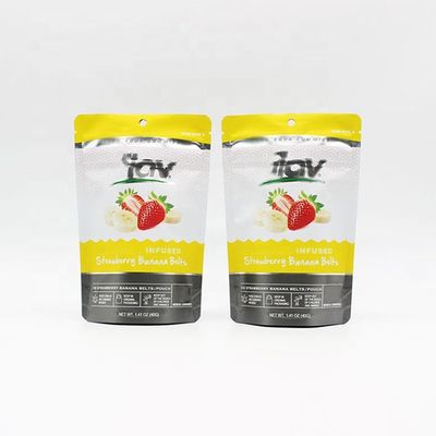 Buy Smell Proof Printed Aluminum Foil Zipper Bag Soft Touch Mylar Stand Up Pouches online manufacture