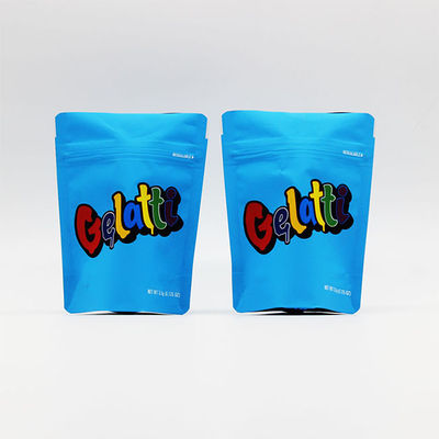 Buy Custom Logo Biodegradable Stand Up Pouches 0.5lb zippered Gravnre Printing online manufacture