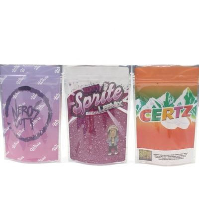 Buy 110 Microns Flat Bottom Pouch PE Embossing Resealable Zipper Bags online manufacture