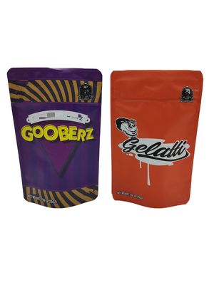 Buy Digital Print Aluminum Foil ziplockk Bag Stand Up Food Smell Proof Zipper Mylar Bags online manufacture
