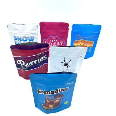 Buy Edibles Mylar Stand Up Pouches LDPE Zipper Stand Up Food Pouch online manufacture